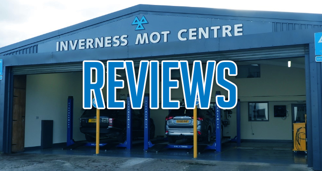 Happy customers shaking mechanics hand - Unbiased MOT Testing Inverness